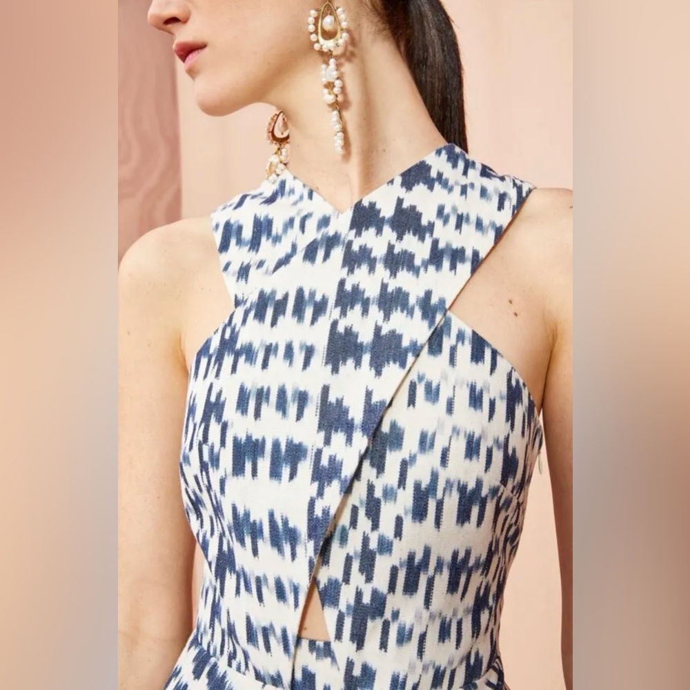 Ulla Johnson Amayah Dress in Indigo Ikat NWT